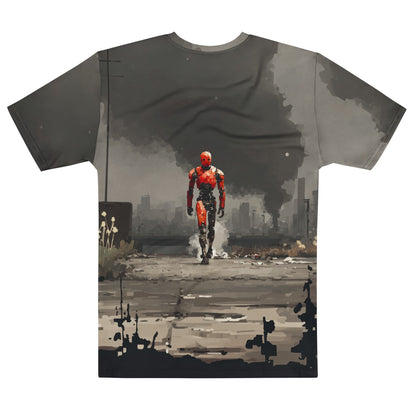 Image of the Red Robot Approaching T-Shirt (men).