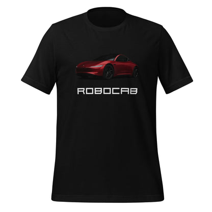 Product mockup photo of the Robocab T Shirt (unisex) Black / M.