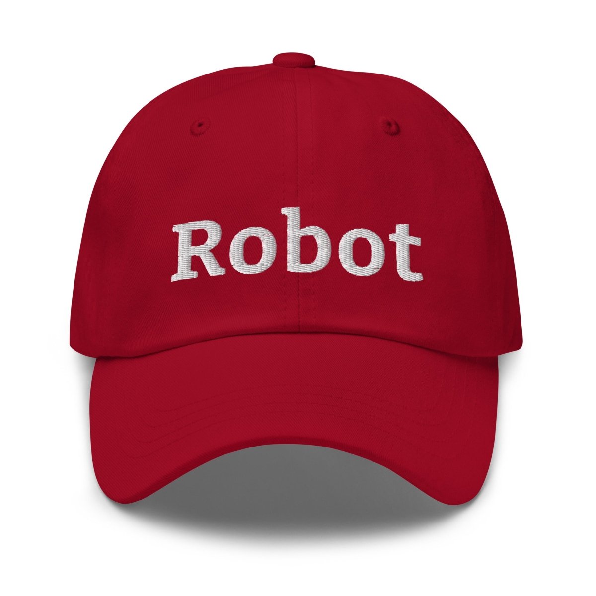 Image of the Robot Cap Cranberry.