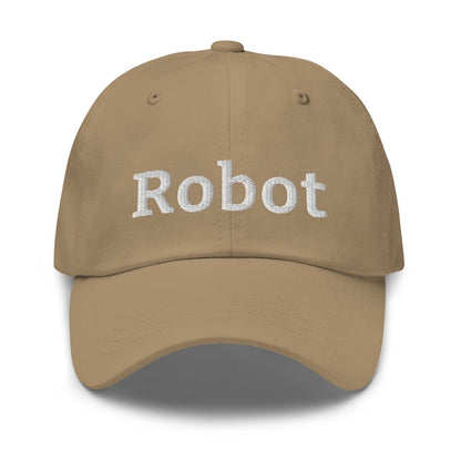 Image of the Robot Cap Khaki.