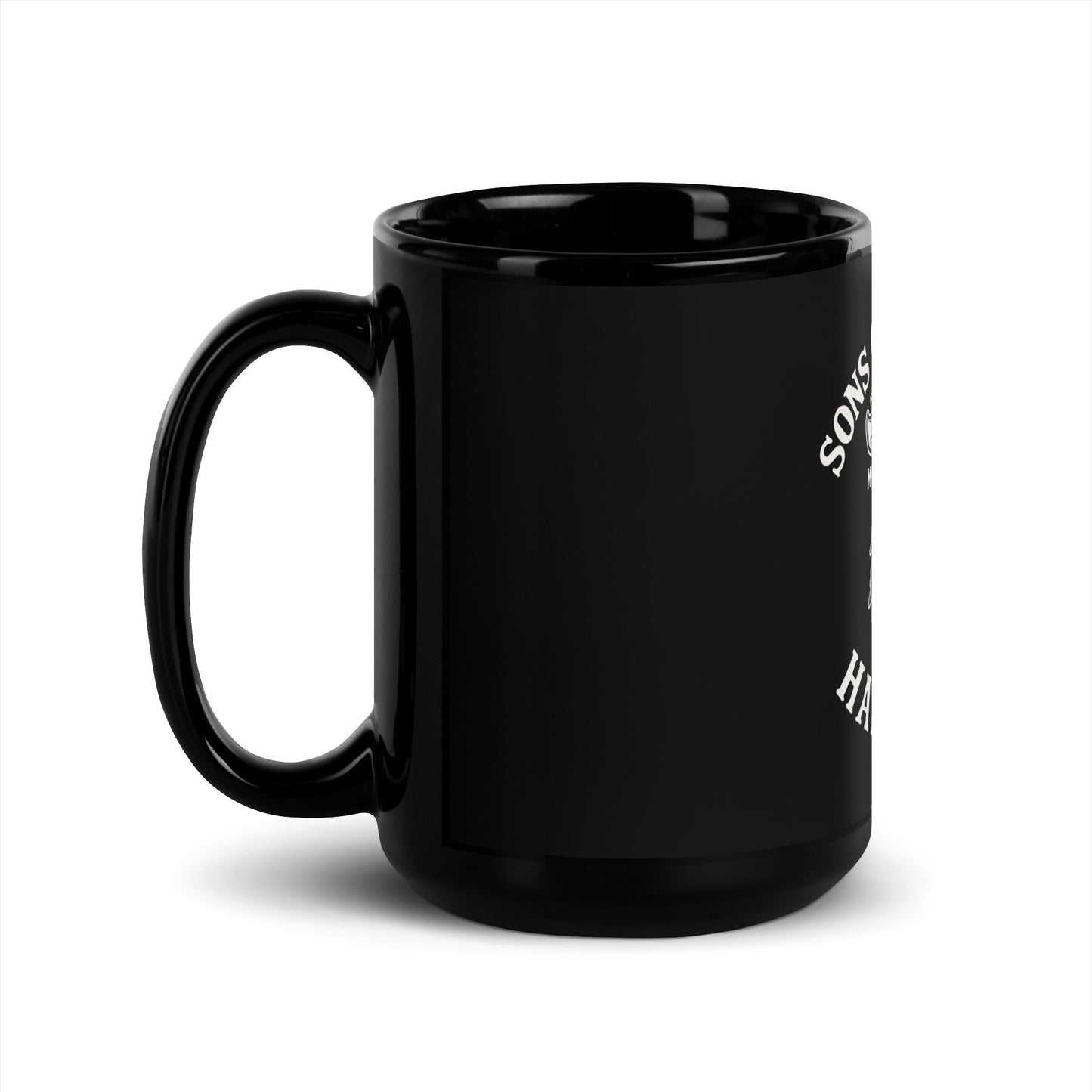 Image of the Black SONS OF DEEPSEEK Mug.
