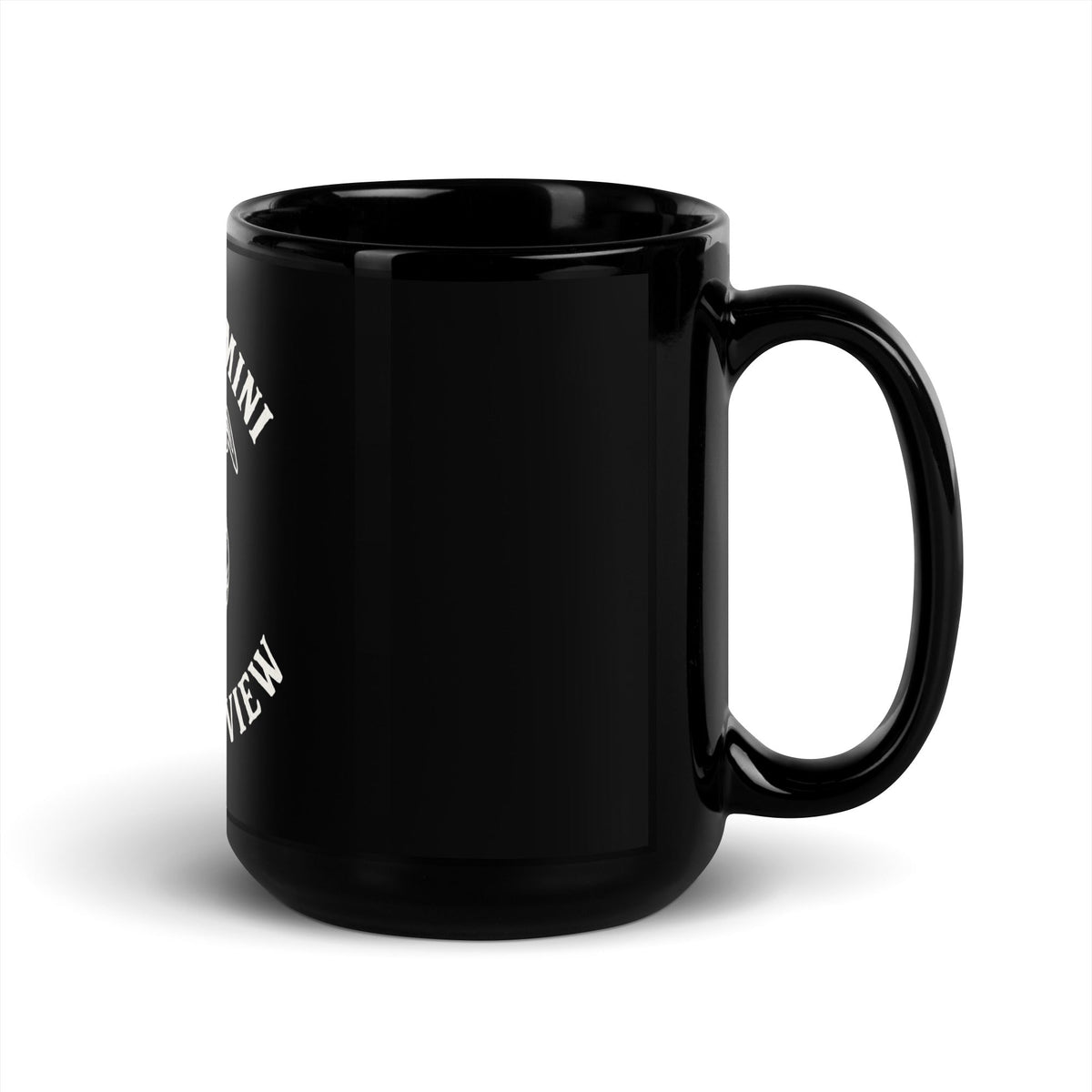Image of the SONS OF GEMINI Black Glossy Mug.