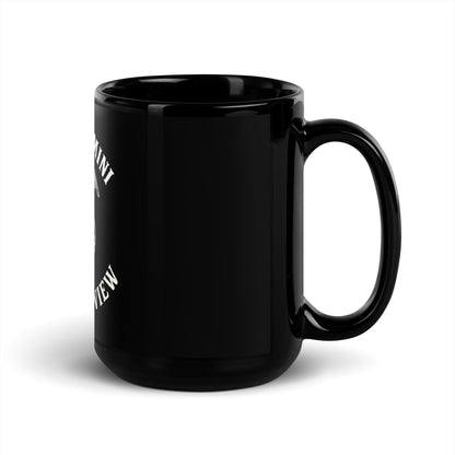 Image of the SONS OF GEMINI Black Glossy Mug.