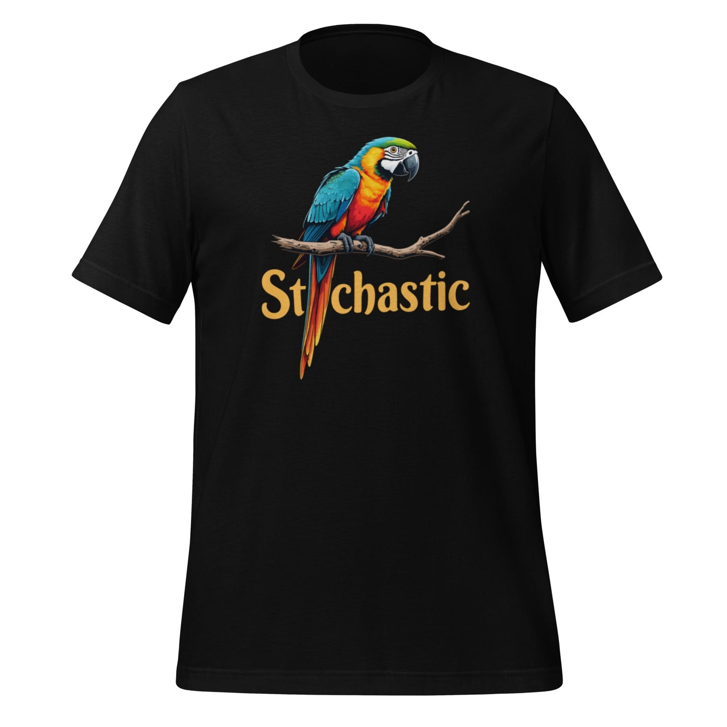 Image of the Stochastic Parrot T-Shirt (unisex) Black / M.