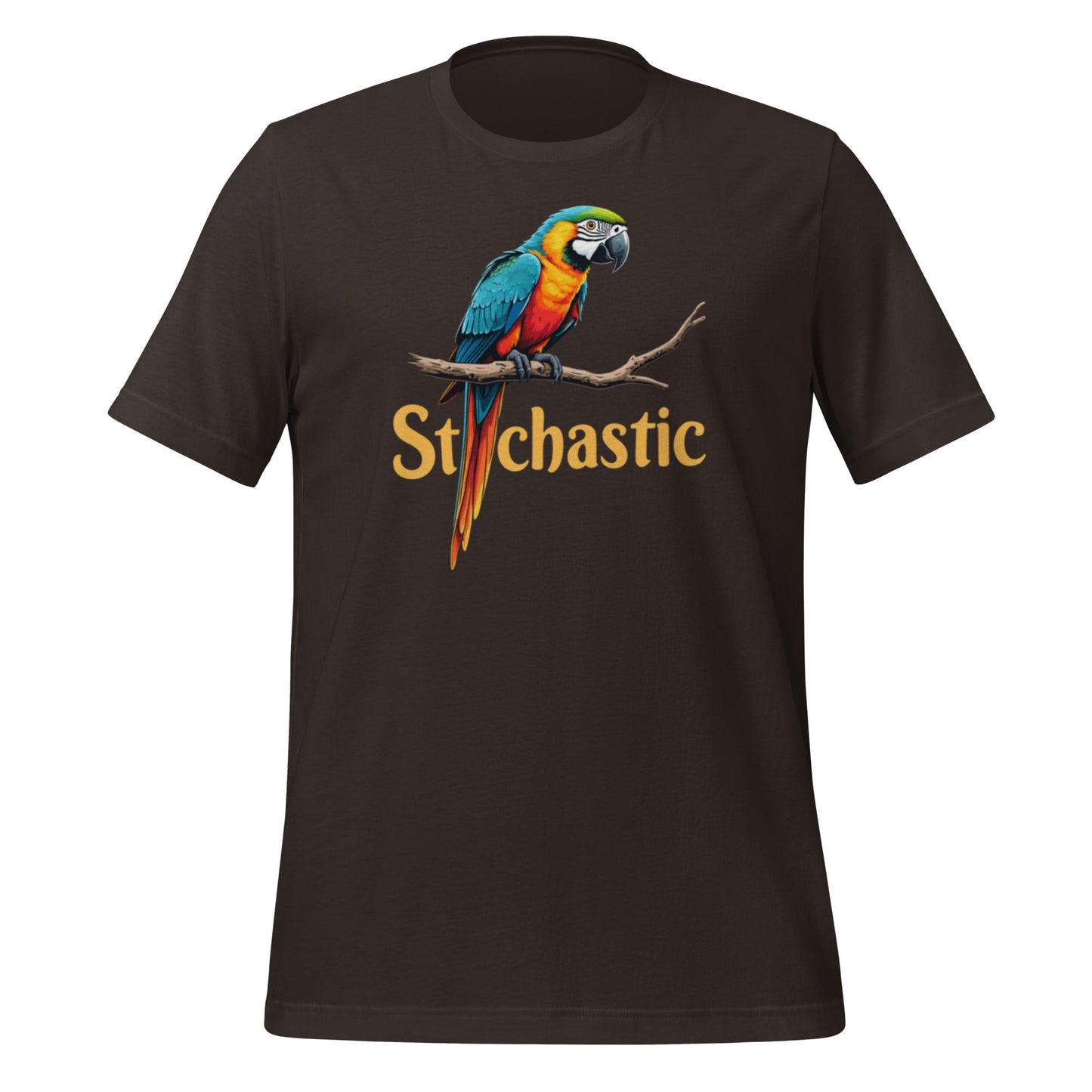 Image of the Stochastic Parrot T-Shirt (unisex) Brown / M.