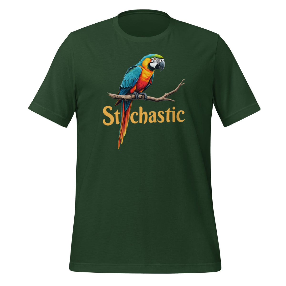 Image of the Stochastic Parrot T-Shirt (unisex) Forest / M.