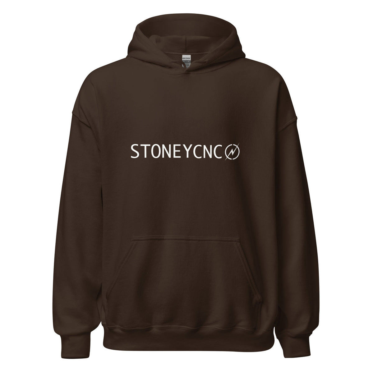 Image of the Stoney CNC Logo Hoodie (unisex) Dark Chocolate / M.