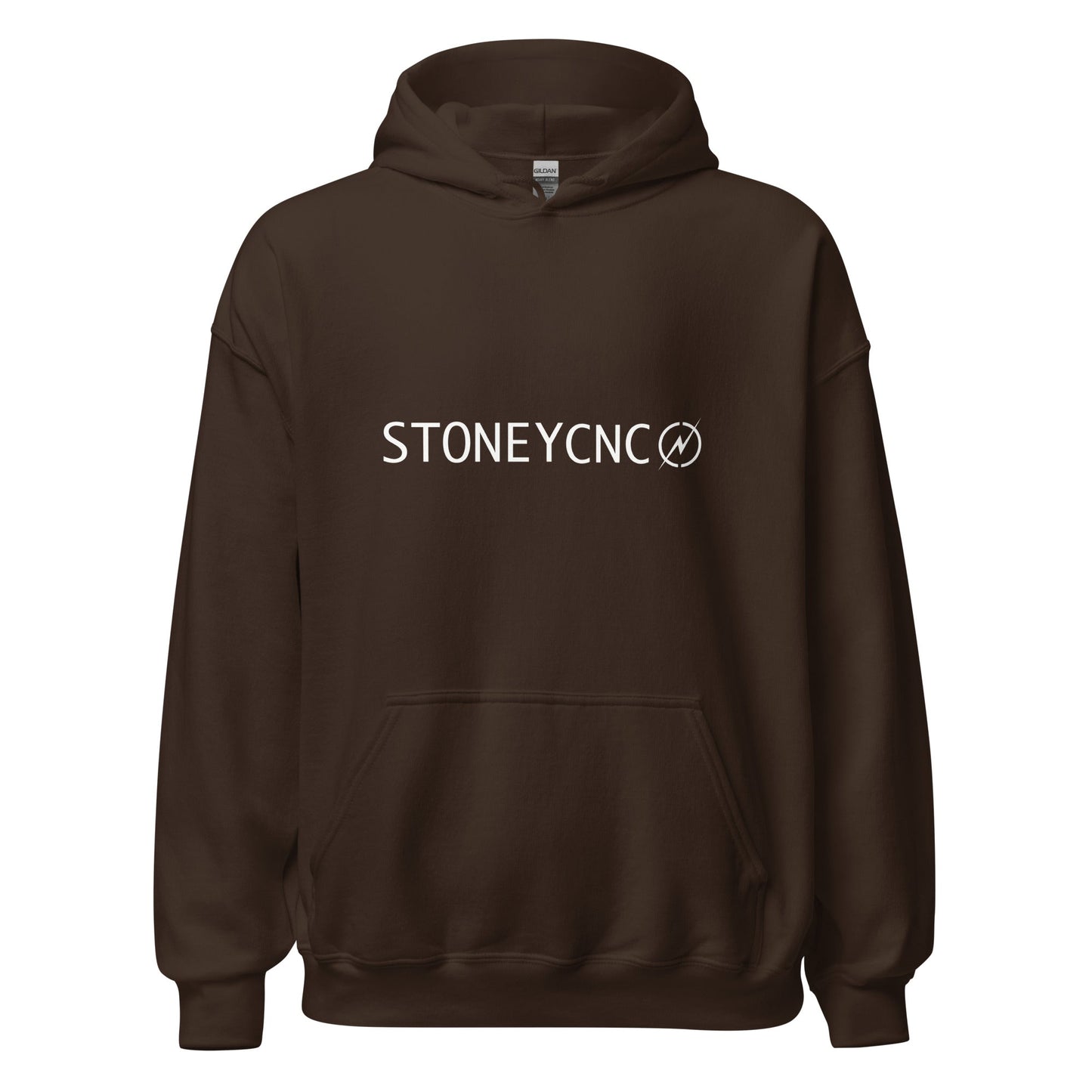 Image of the Stoney CNC Logo Hoodie (unisex) Dark Chocolate / M.