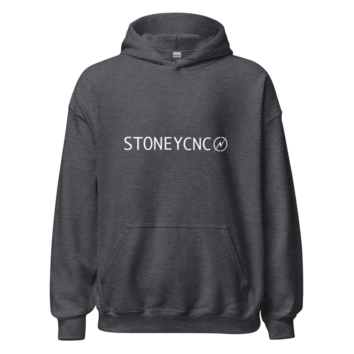 Image of the Stoney CNC Logo Hoodie (unisex) Dark Heather / M.