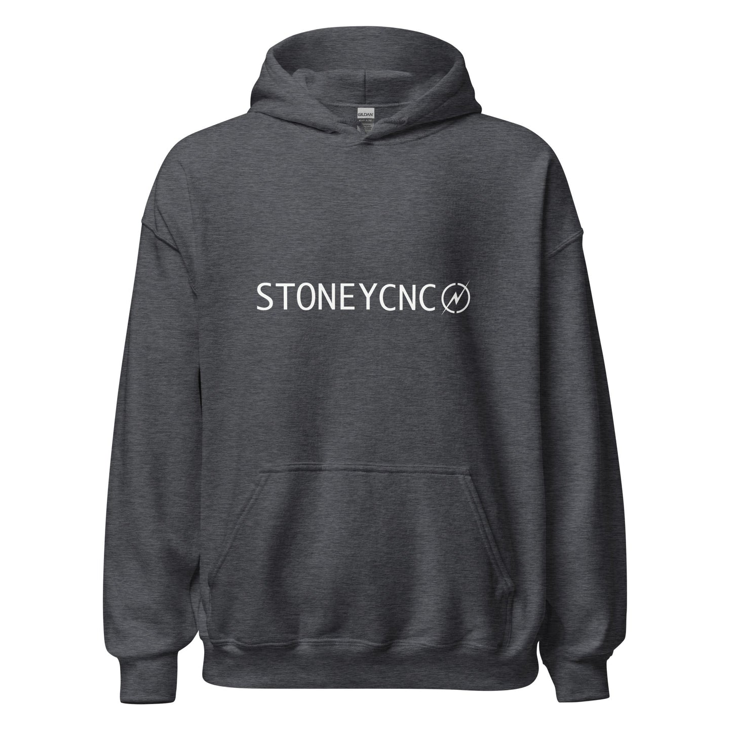 Image of the Stoney CNC Logo Hoodie (unisex) Dark Heather / M.