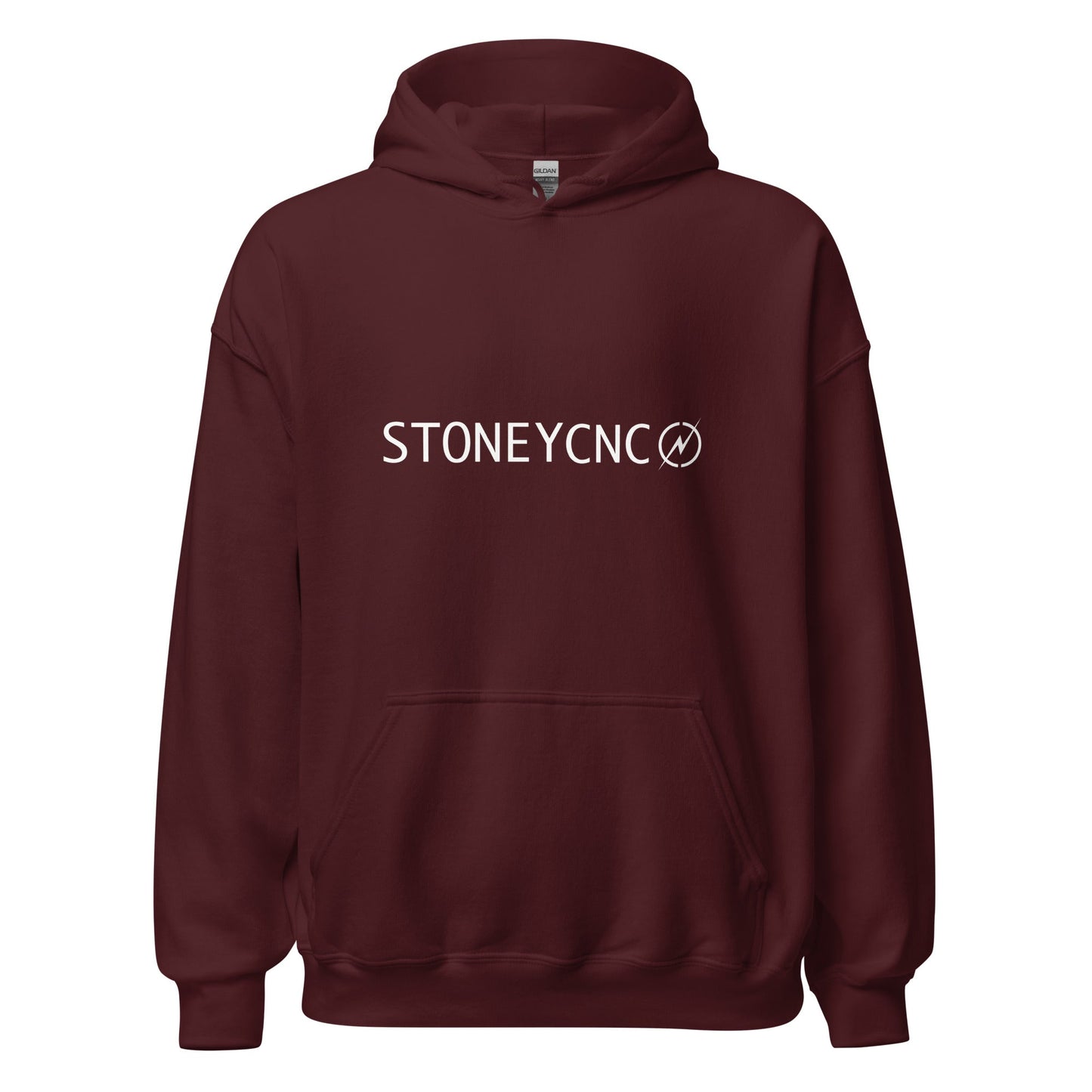 Image of the Stoney CNC Logo Hoodie (unisex) Maroon / M.