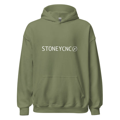 Image of the Stoney CNC Logo Hoodie (unisex) Military Green / M.