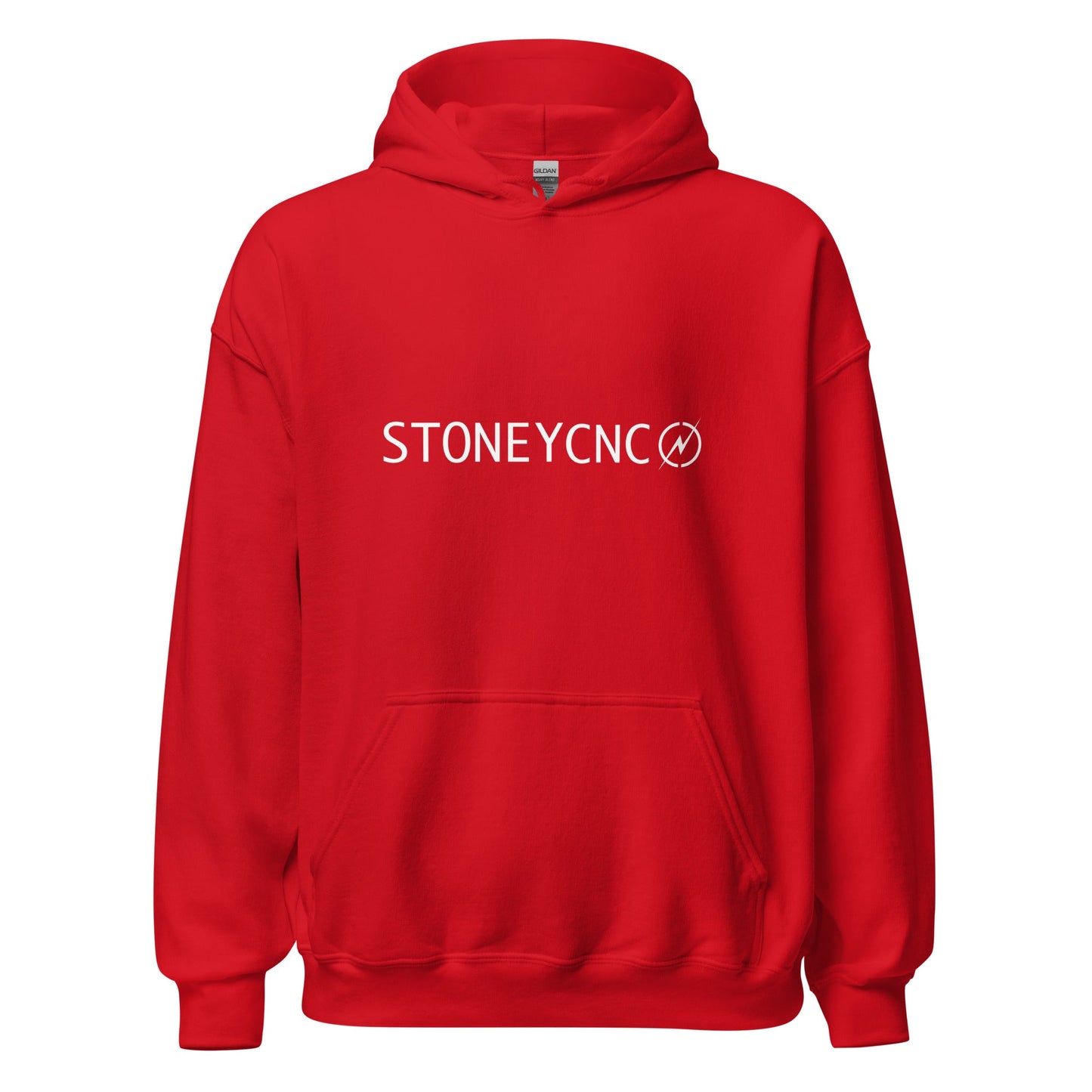 Image of the Stoney CNC Logo Hoodie (unisex) Red / M.