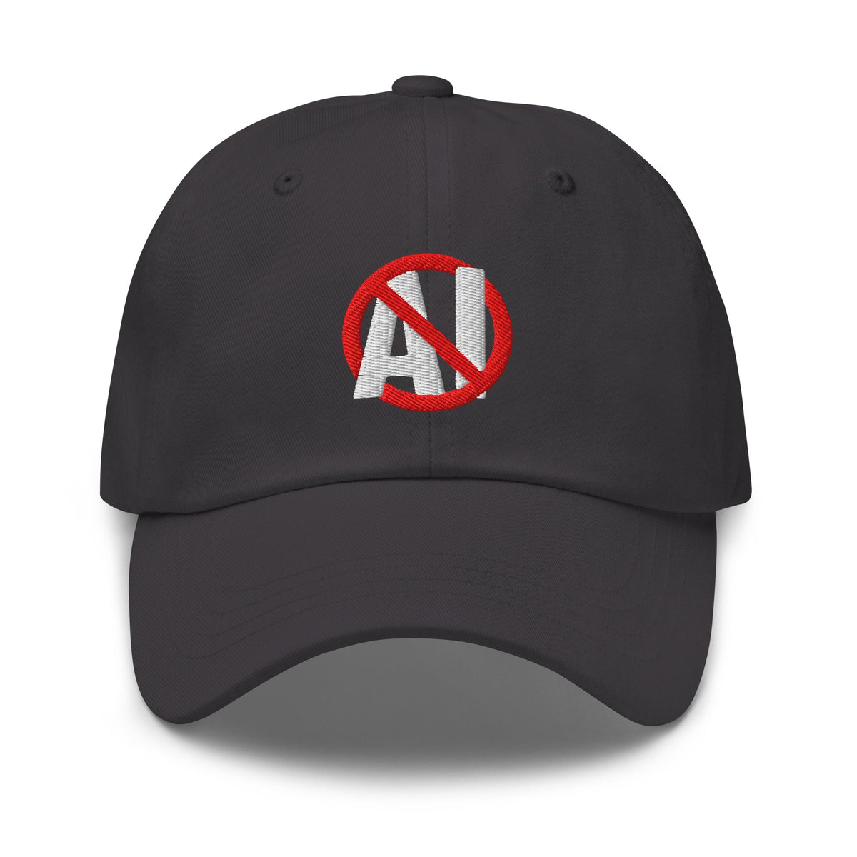 Image of the Stop AI Cap Dark Grey.