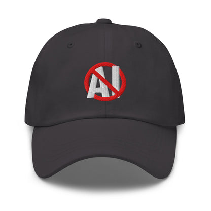 Image of the Stop AI Cap Dark Grey.