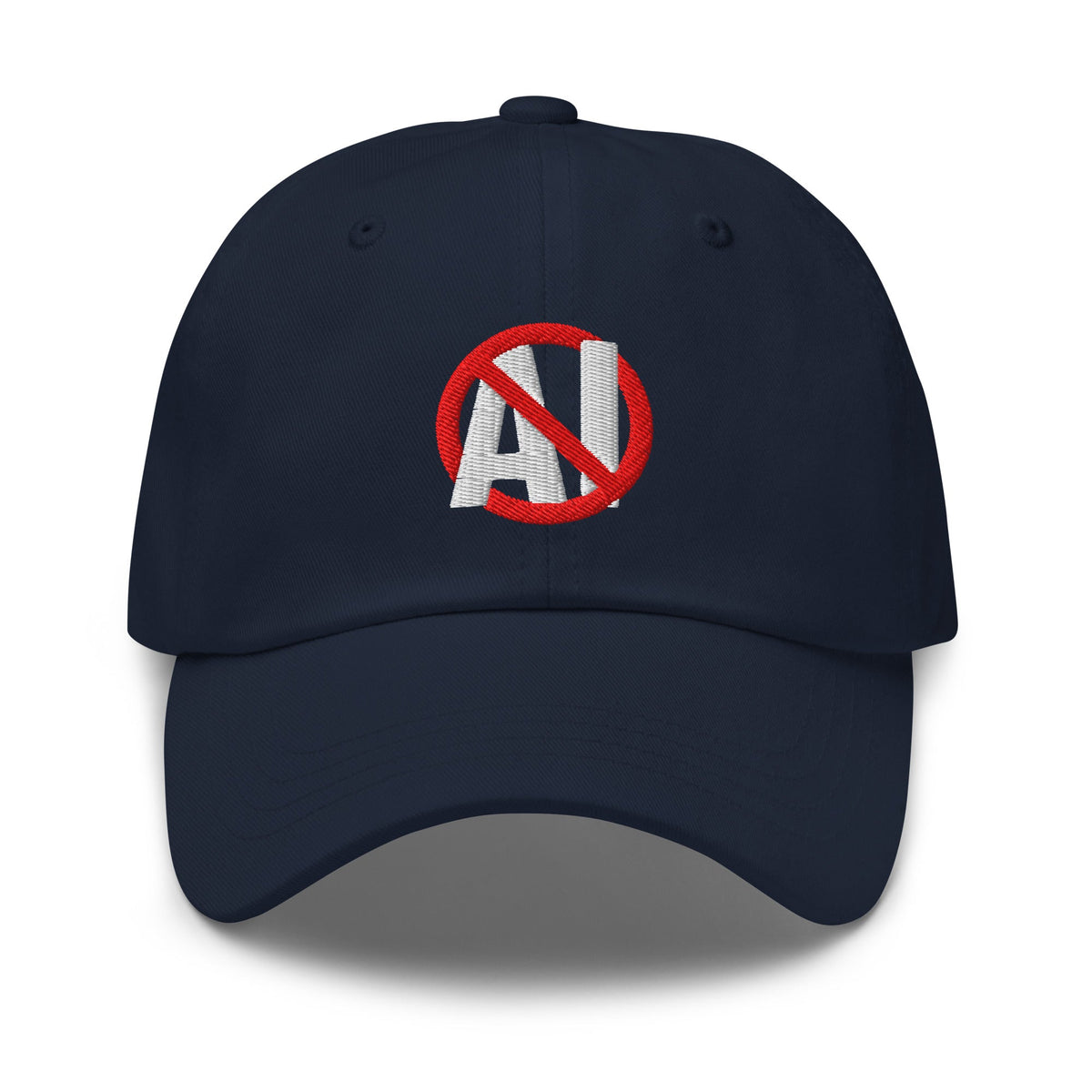 Image of the Stop AI Cap Navy.