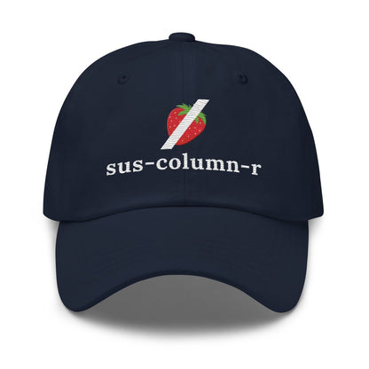 Image of the sus-column-r Grok NOT Strawberry Cap Navy.
