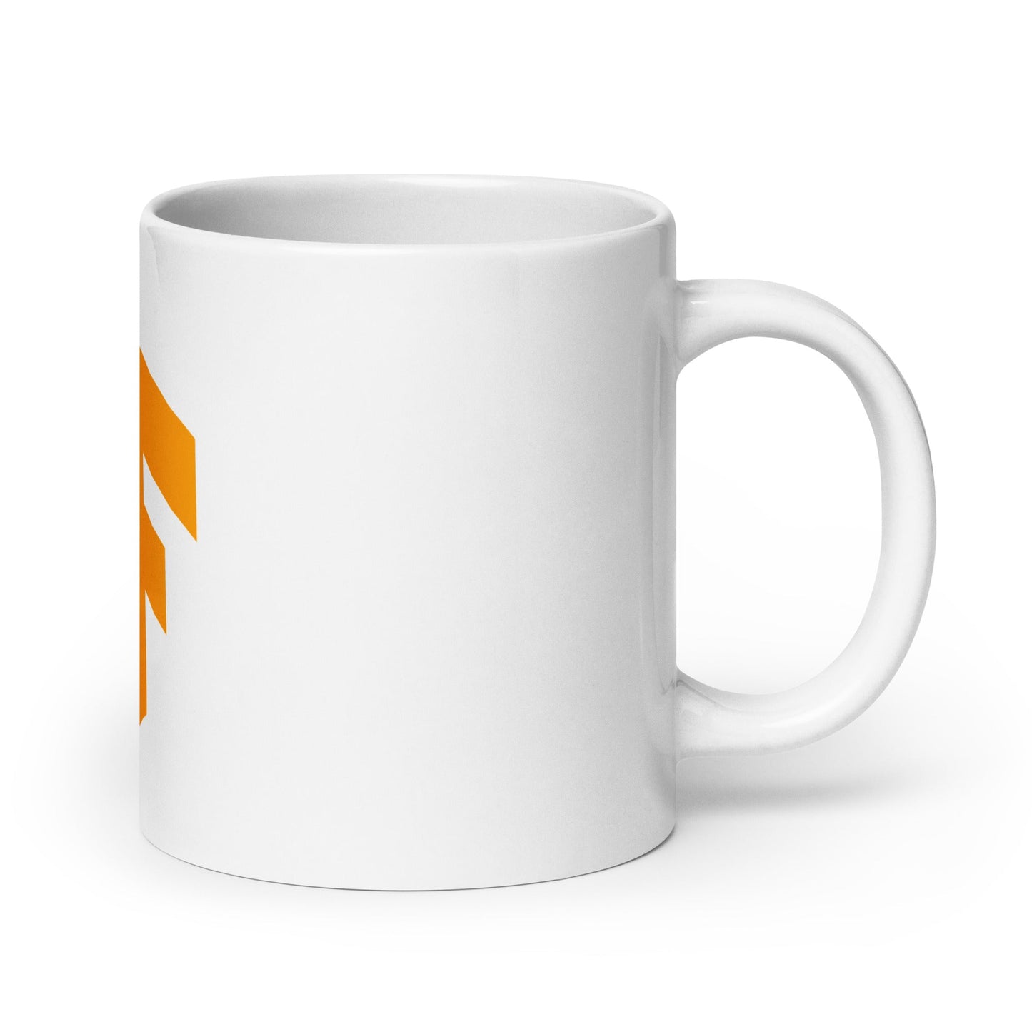 Image of the TensorFlow 2 Icon on White Glossy Mug.