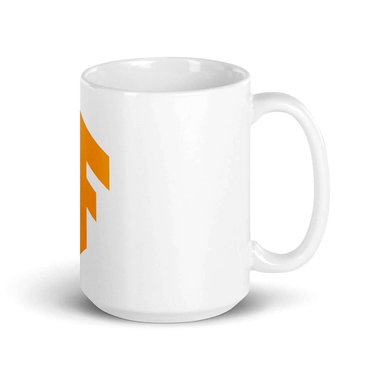 Image of the TensorFlow 2 Icon on White Glossy Mug.