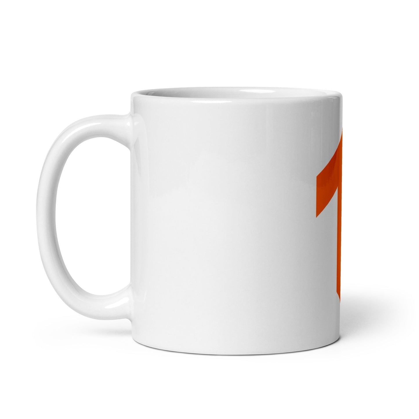 Image of the TensorFlow 2 Icon on White Glossy Mug.