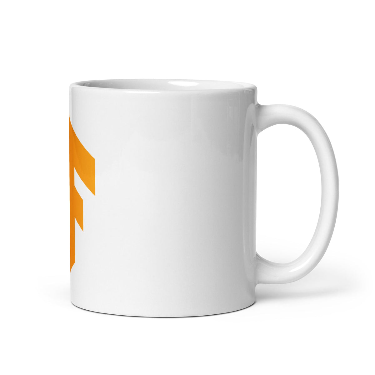 Image of the TensorFlow 2 Icon on White Glossy Mug.