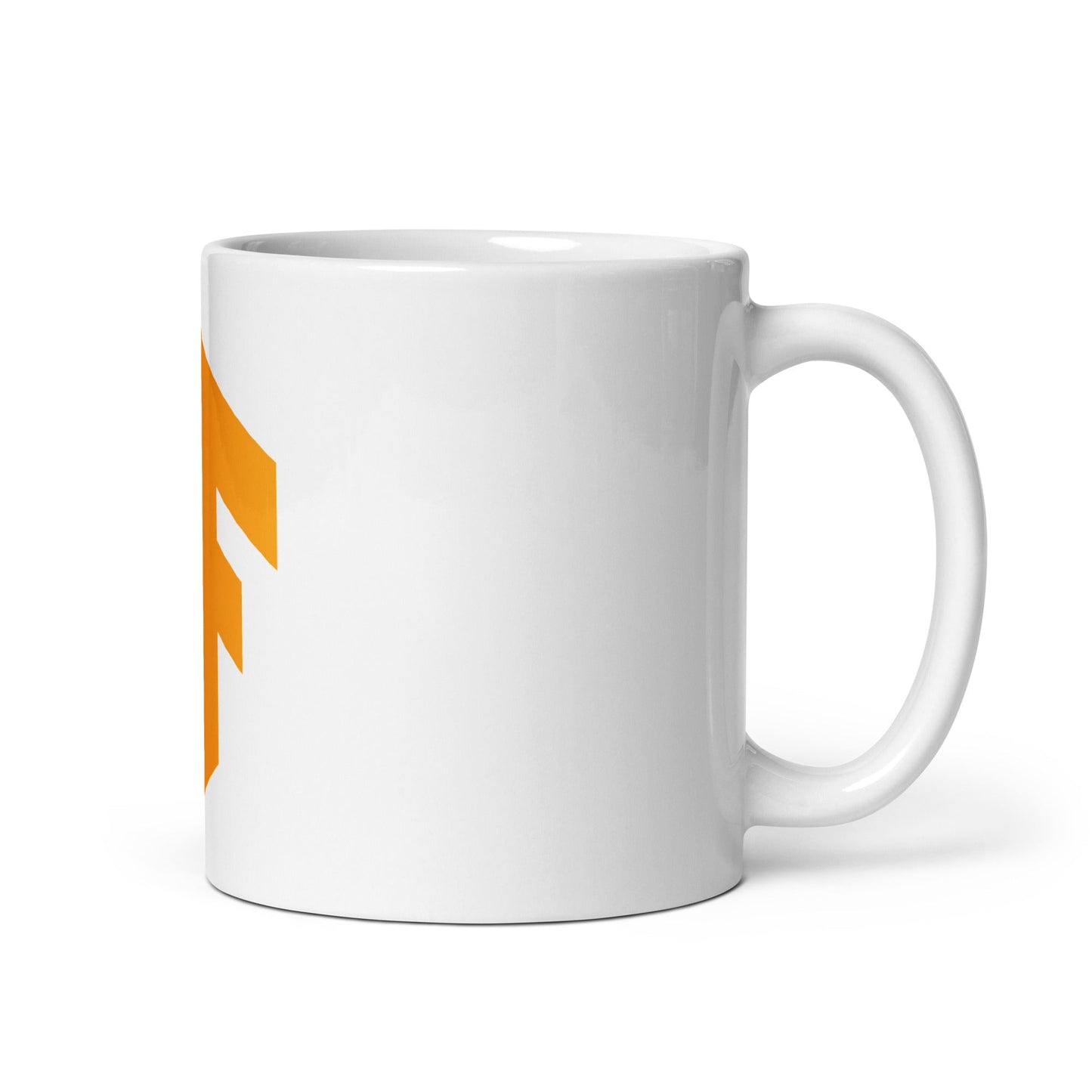 Image of the TensorFlow 2 Icon on White Glossy Mug.