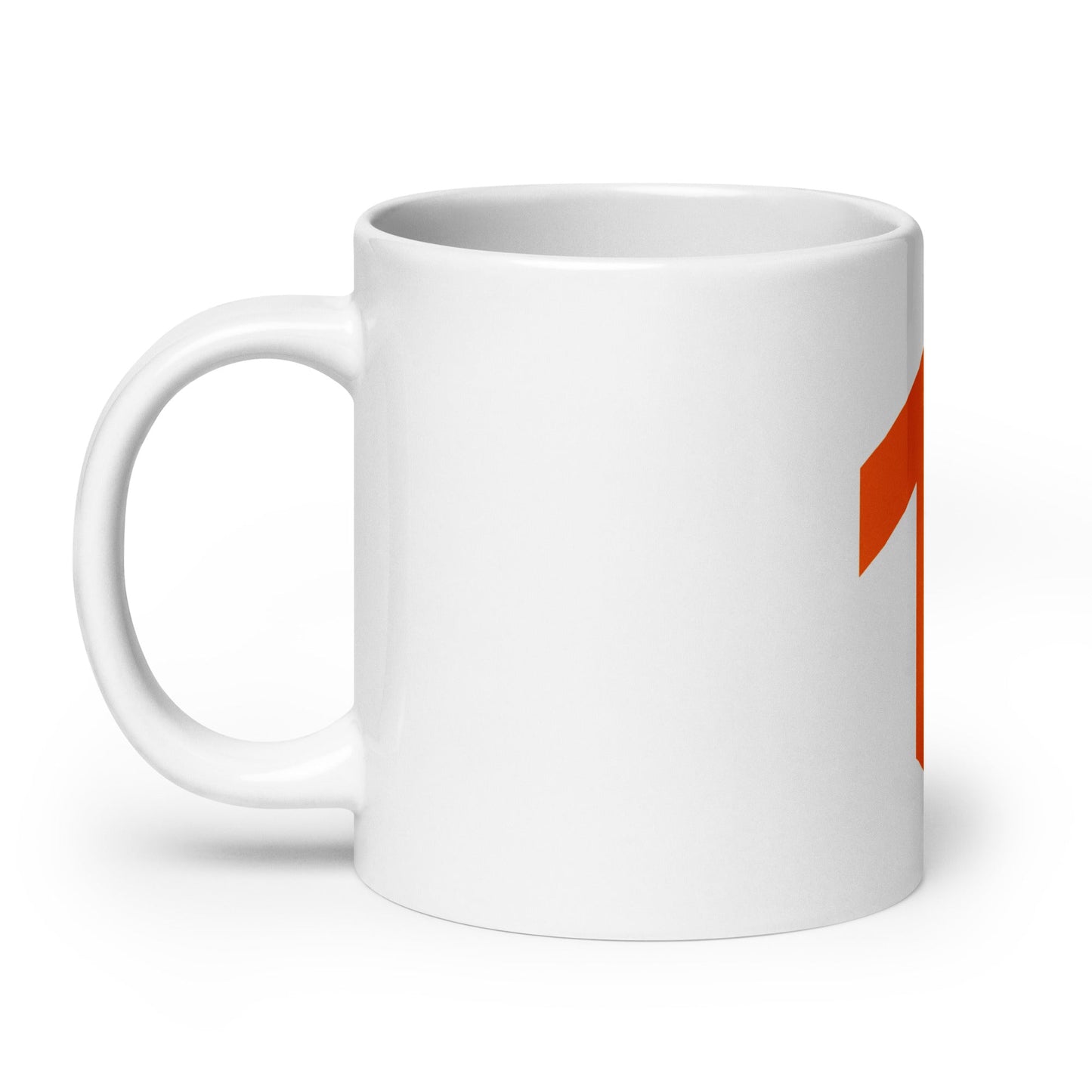 Image of the TensorFlow 2 Icon on White Glossy Mug.