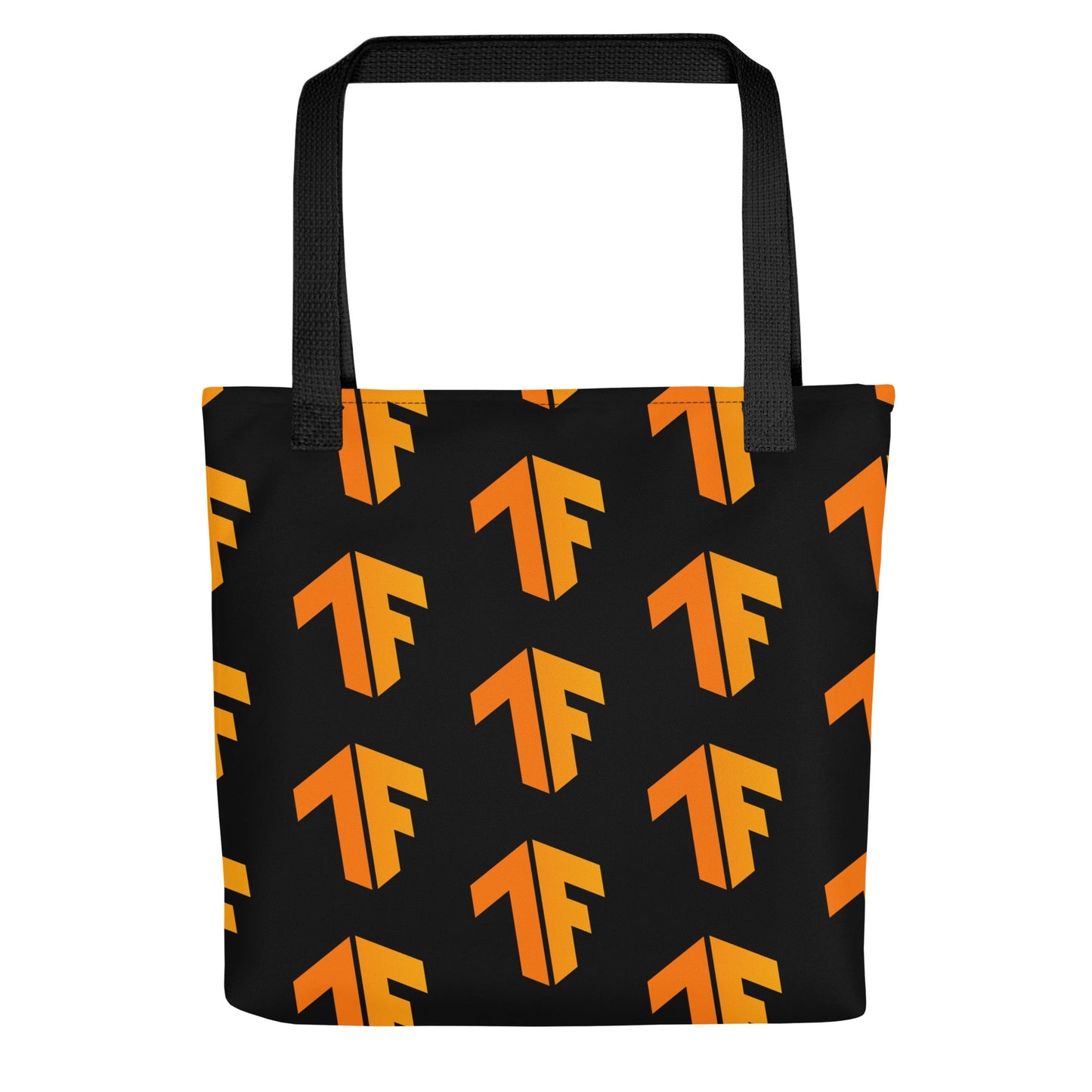 Image of the TensorFlow 2 Icons Tote Bag.