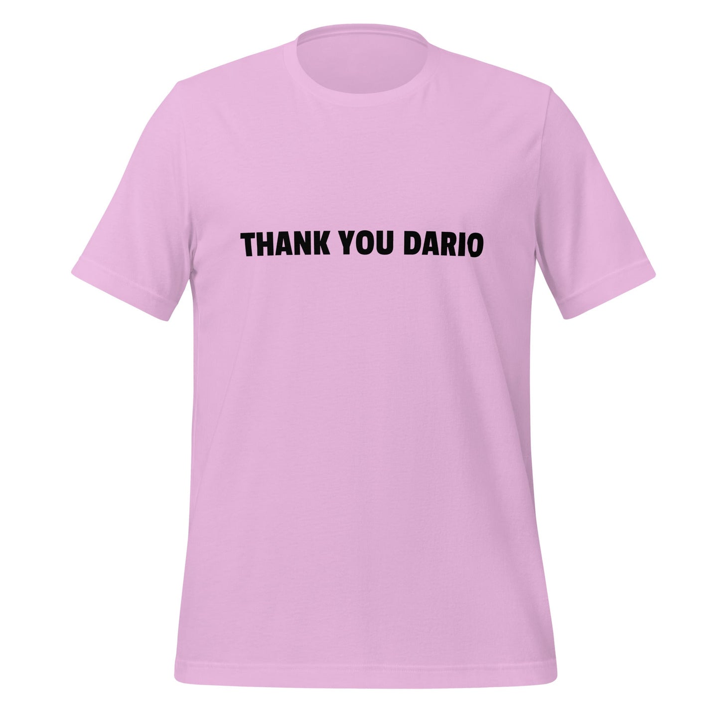 Image of the THANK YOU DARIO T-Shirt (unisex) Lilac / M.