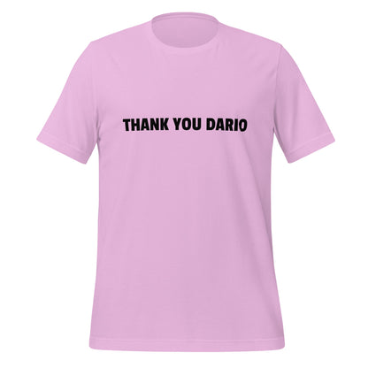 Image of the THANK YOU DARIO T-Shirt (unisex) Lilac / M.