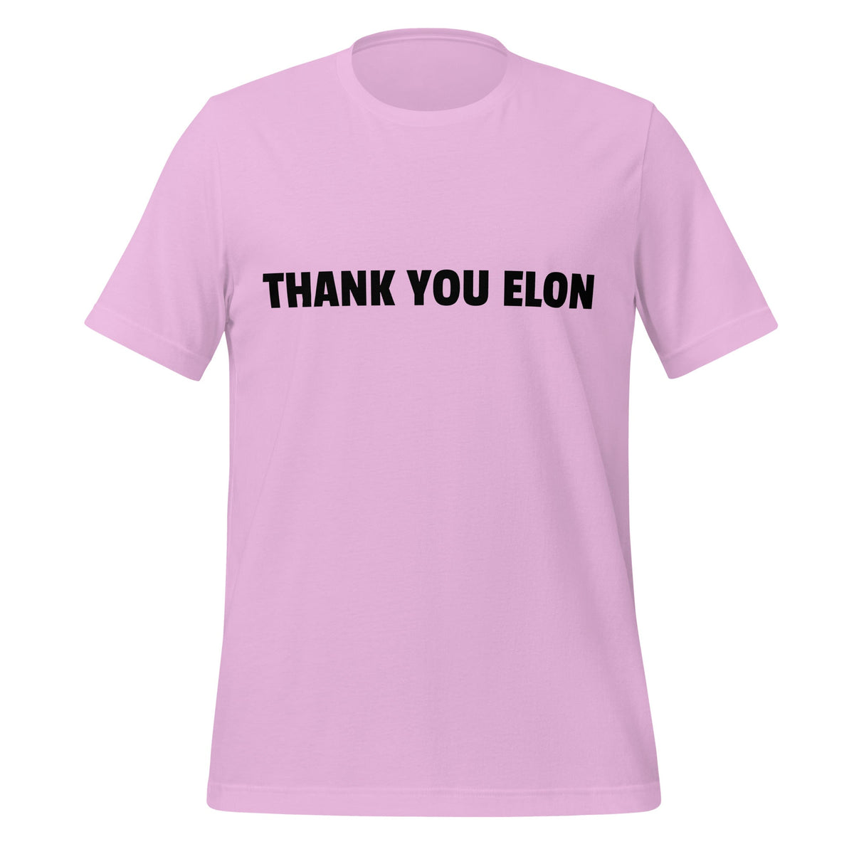 Image of the THANK YOU ELON T-Shirt (unisex) Lilac / M.