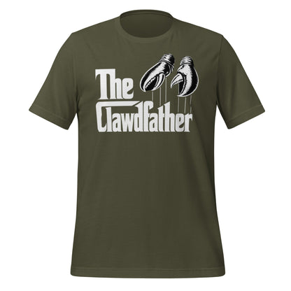 Image of the The Clawdfather Claws T-Shirt (unisex) Military Green / XS.