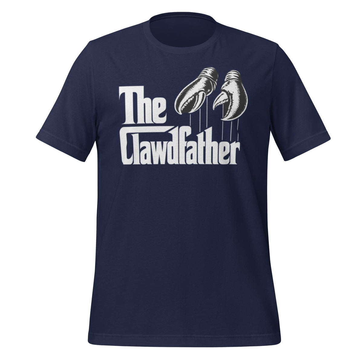 Image of the The Clawdfather Claws T-Shirt (unisex) Navy / XS.