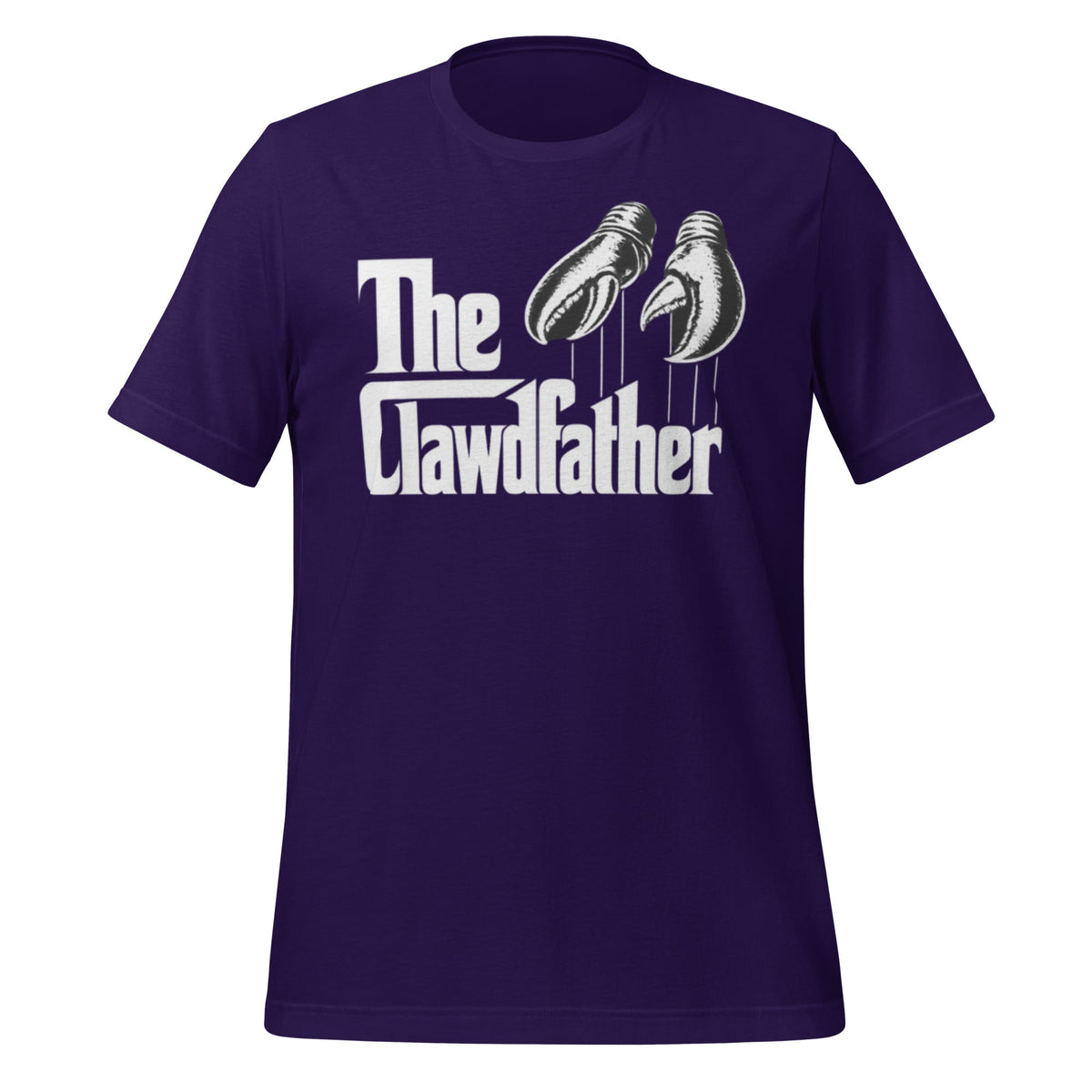 Image of the The Clawdfather Claws T-Shirt (unisex) Team Purple / XS.