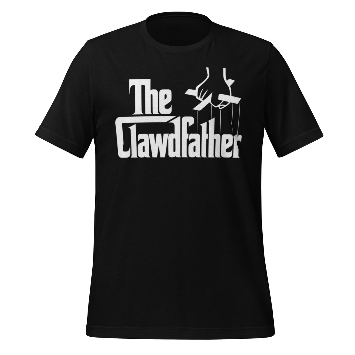 Image of the The Clawdfather T-Shirt (unisex) Black / XS.