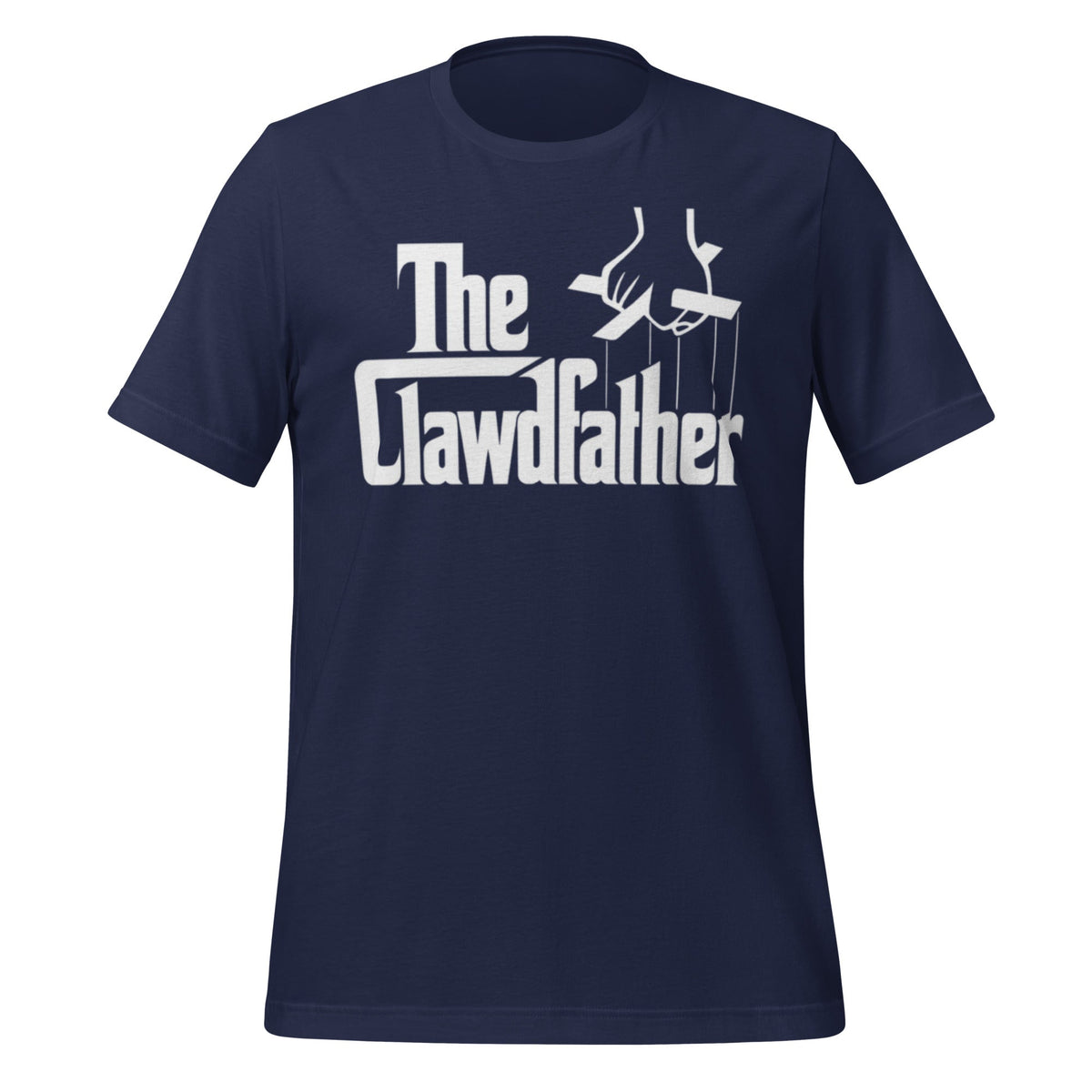 Image of the The Clawdfather T-Shirt (unisex) Navy / XS.