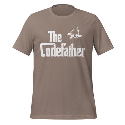 Mockup image of the The Codefather T-Shirt (unisex) Pebble / M.