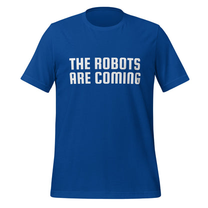 Image of the The Robots Are Coming T-Shirt 2 (unisex) True Royal / M.