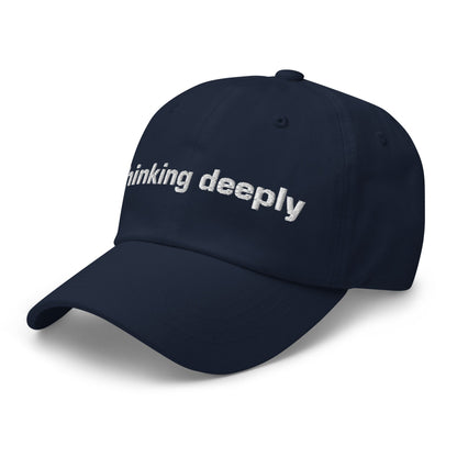 Image of the Thinking Deeply Cap.