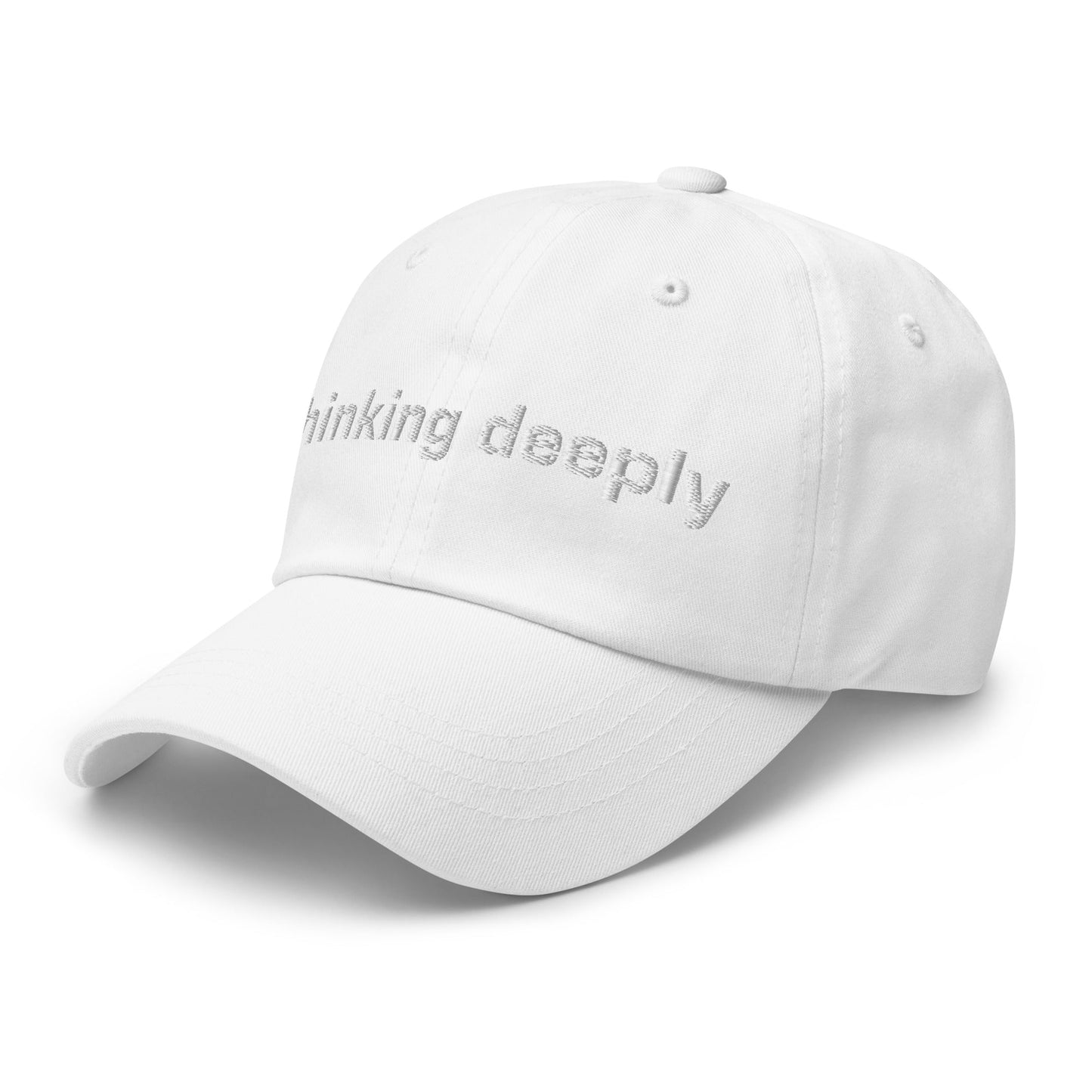 Image of the Thinking Deeply Cap.