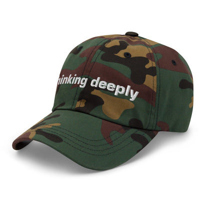 Image of the Thinking Deeply Cap.