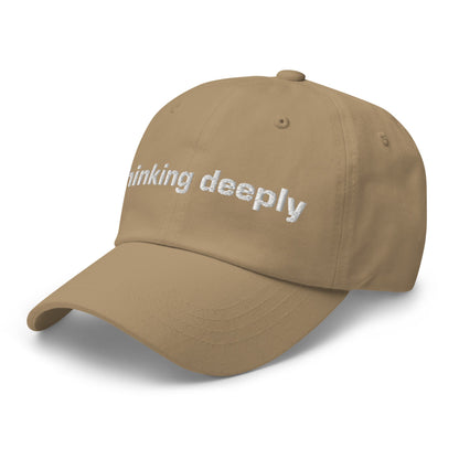 Image of the Thinking Deeply Cap.