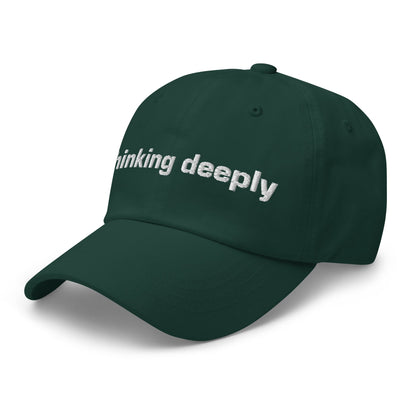 Image of the Thinking Deeply Cap.