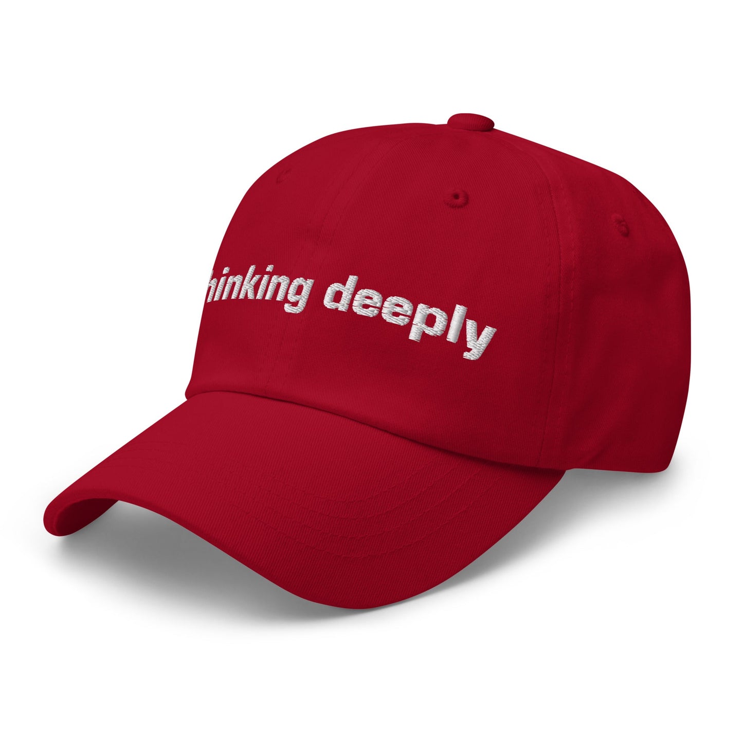 Image of the Thinking Deeply Cap.