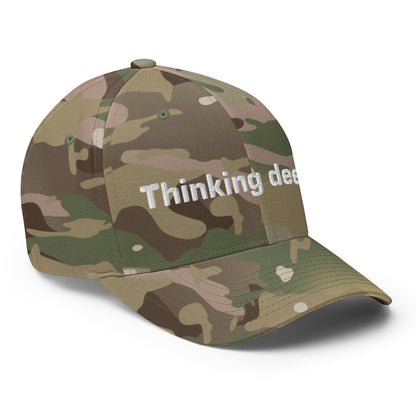 Image of the Thinking Deeply Closed-Back Baseball Cap.