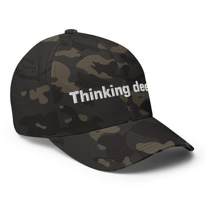 Image of the Thinking Deeply Closed-Back Baseball Cap.