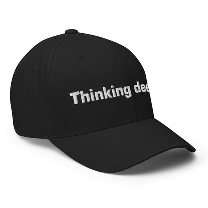 Image of the Thinking Deeply Closed-Back Baseball Cap.