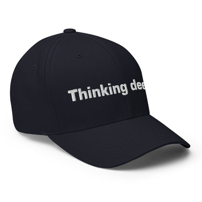Image of the Thinking Deeply Closed-Back Baseball Cap.