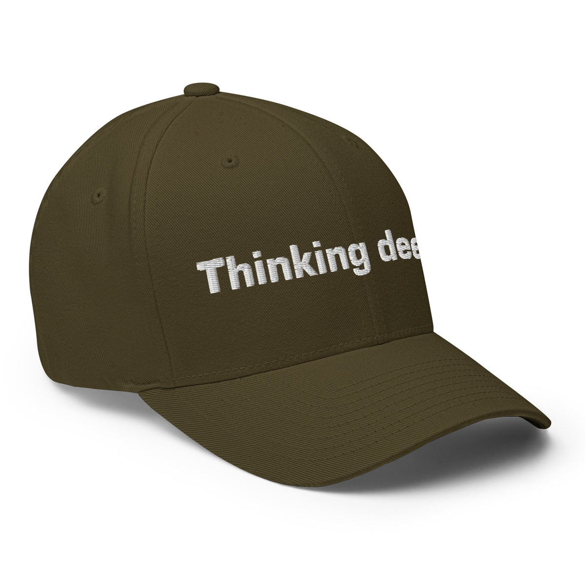 Image of the Thinking Deeply Closed-Back Baseball Cap.