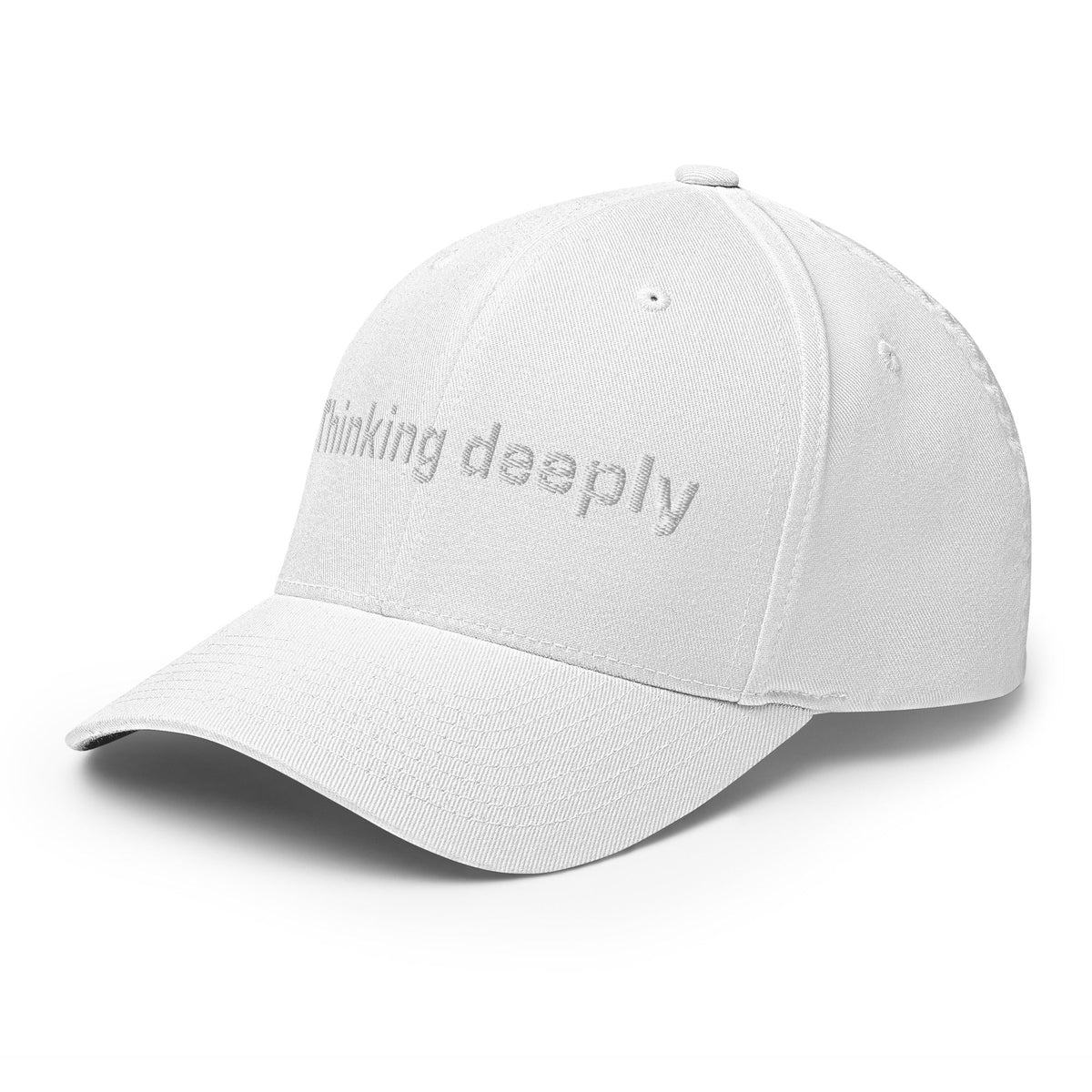 Image of the Thinking Deeply Closed-Back Baseball Cap.